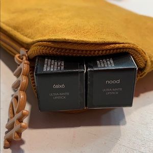 Melt Cosmetics 6six6 and Nood ultra matte lipstick